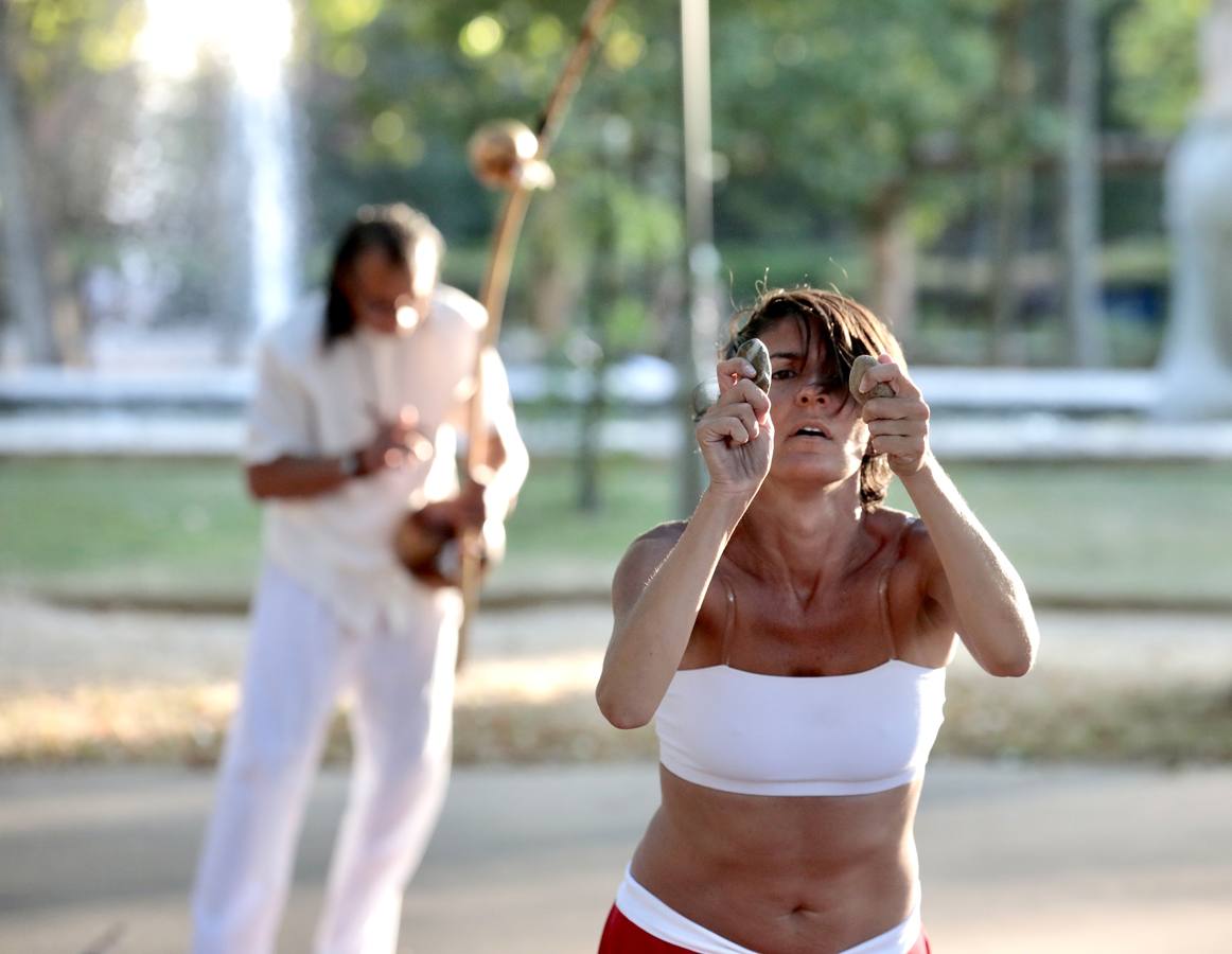 Fotos: Danza y música junto al Pisuerga