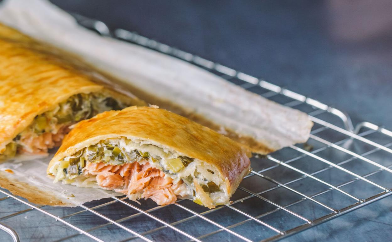 Receta de Salmón al estilo Wellington