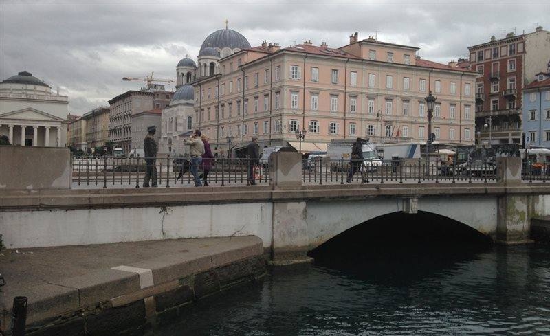 El Ponte Rosso, en Trieste. 