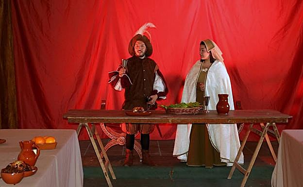 Representación teatral para conocer la historia local. 