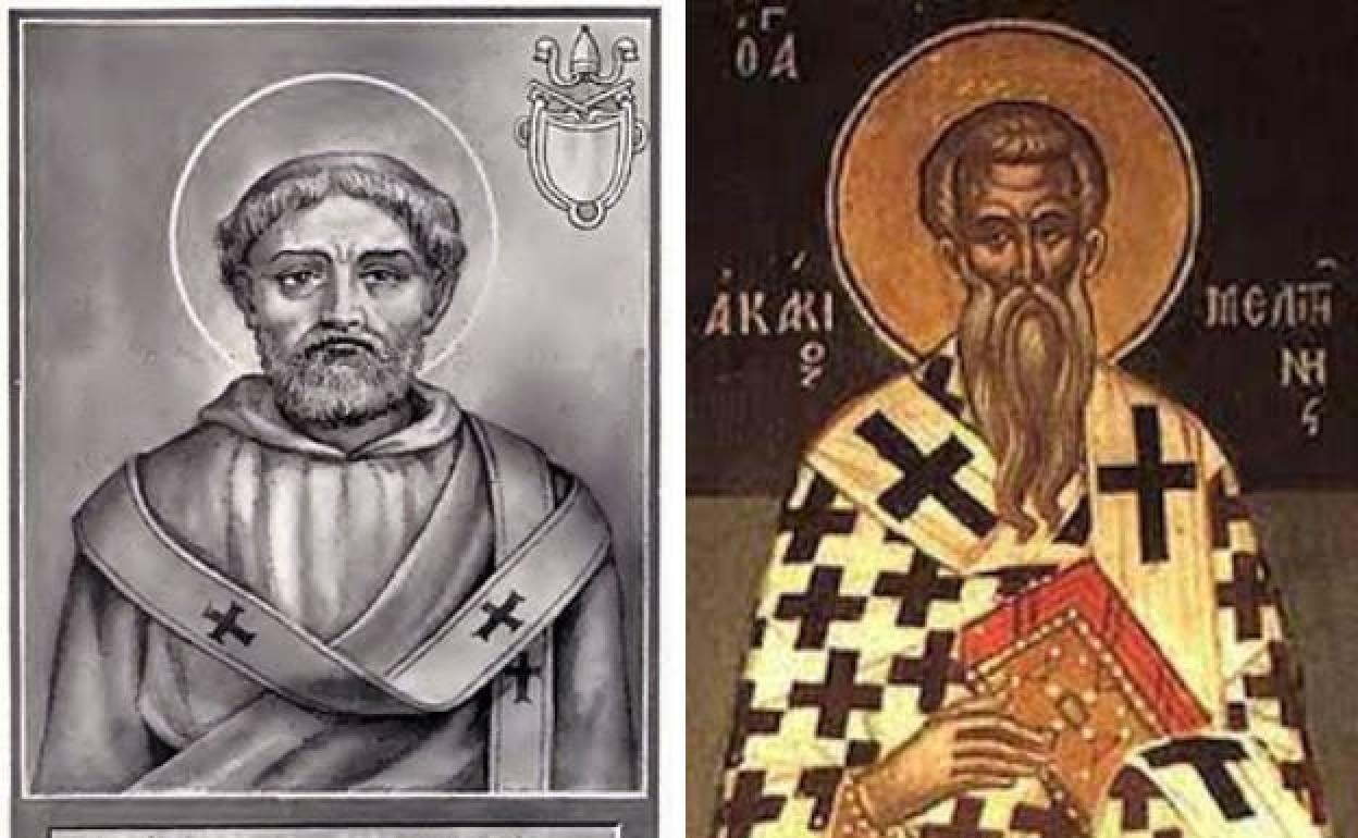 San Víctor I papa y San Acacio de Mileto 