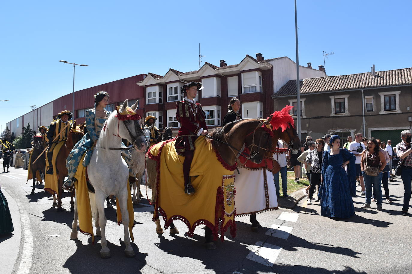 El 29 de julio de 1522 el monarca visitó la villa norteña y fue recibido por el Marqués de Aguilar y su esposa. 