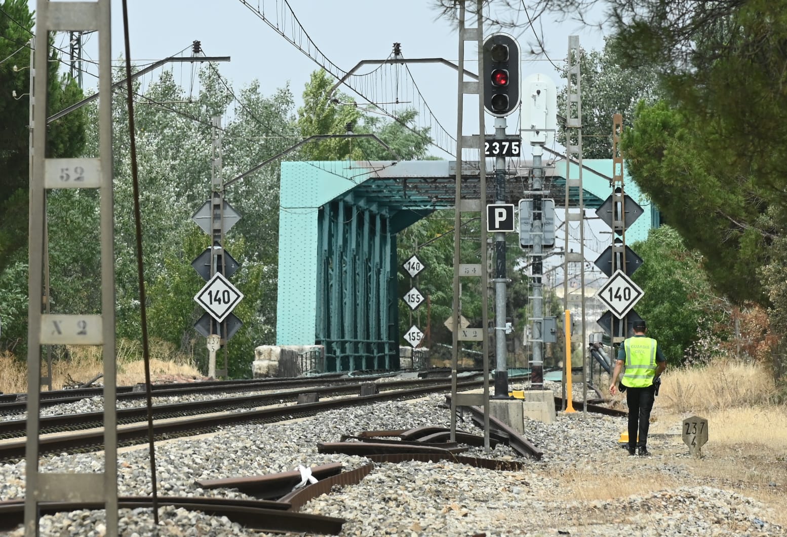 Lugar del arrollamiento.