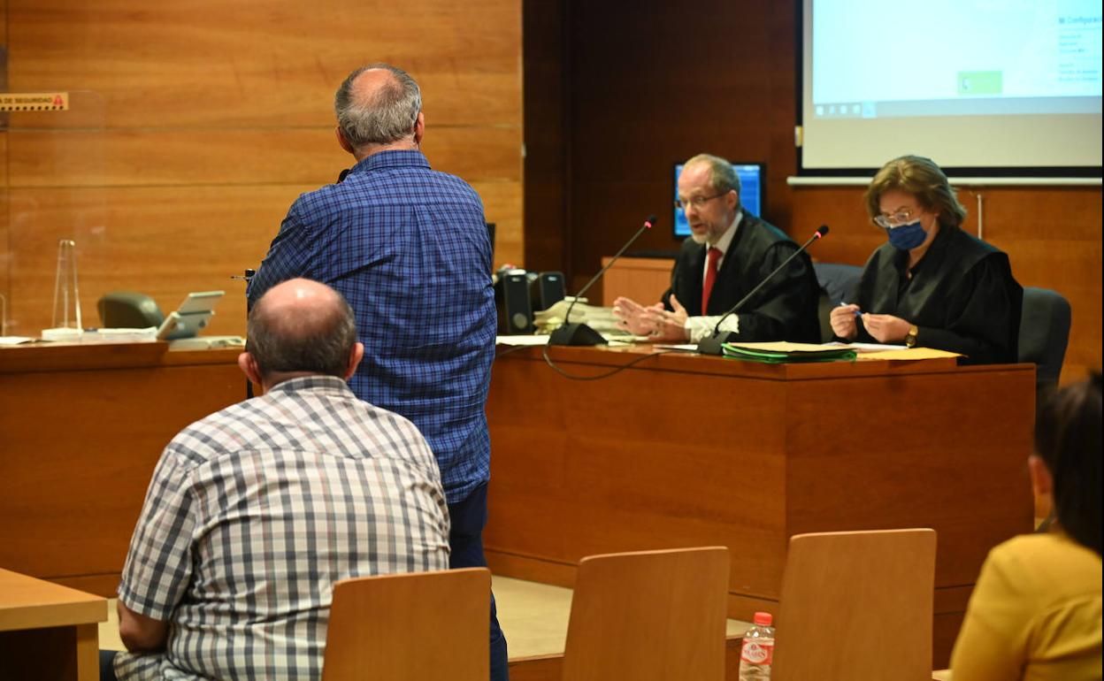 Un momento de la declaración de los hermanos durante el juicio, el pasado 13 de junio. 