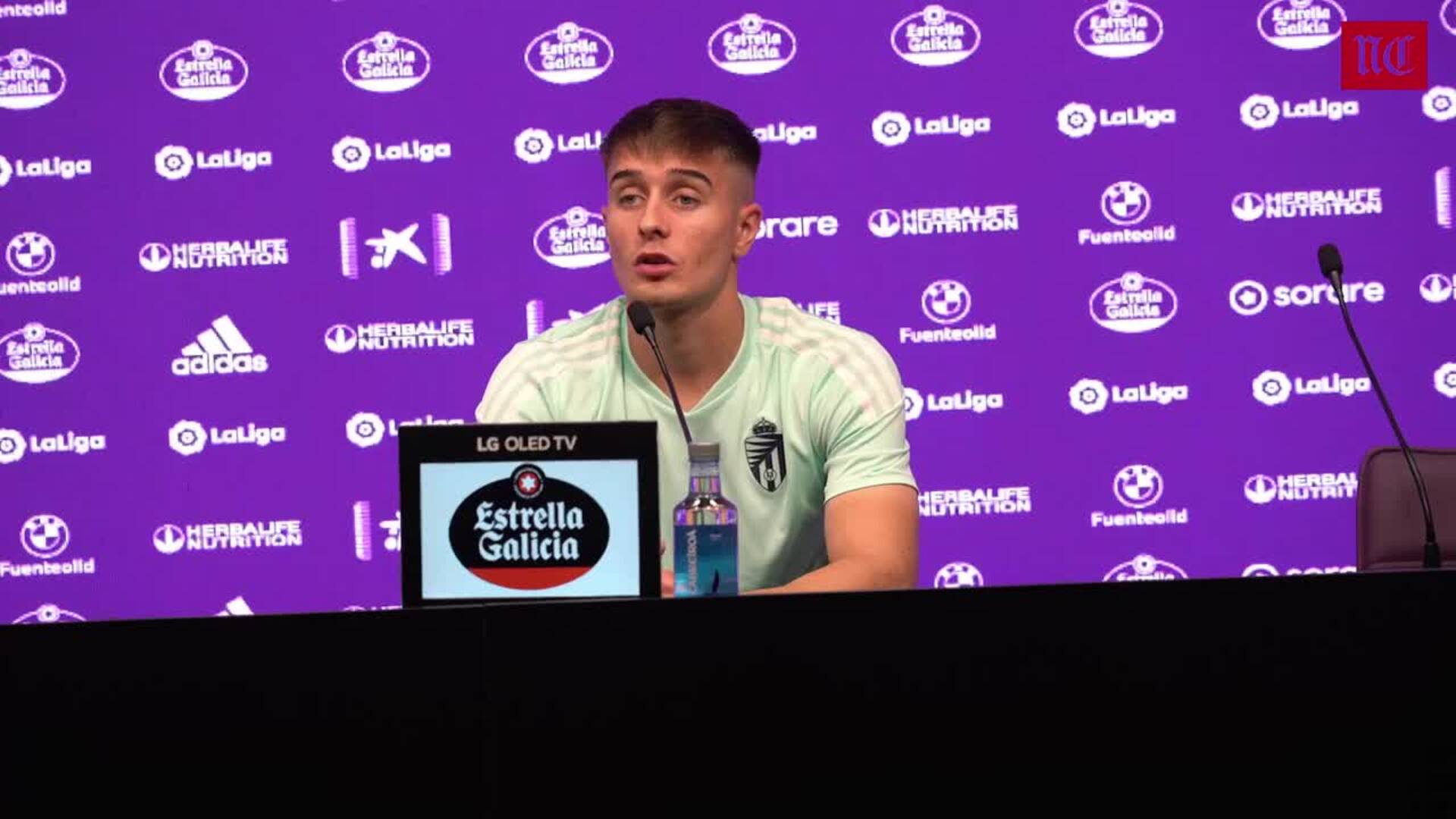 Iván Fresneda habla de su renovación hasta 2025 con el Real Valladolid