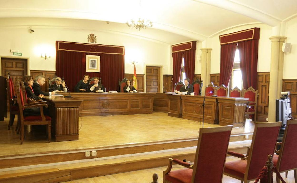 Imagen de archivo de una vista en la Audiencia Provincia de Salamanca