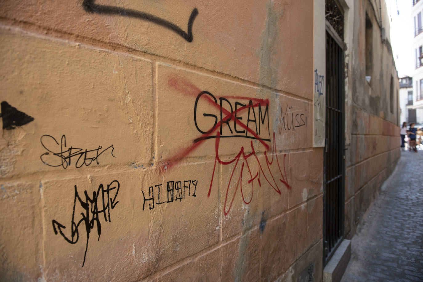 Pintadas en el centro de Segovia.