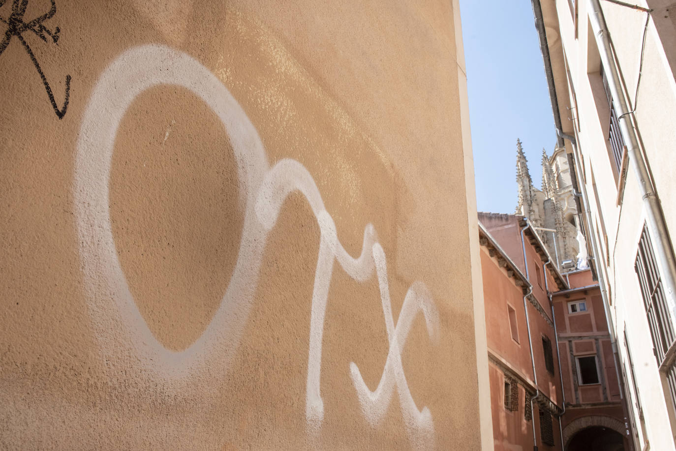 Pintadas en el centro de Segovia.