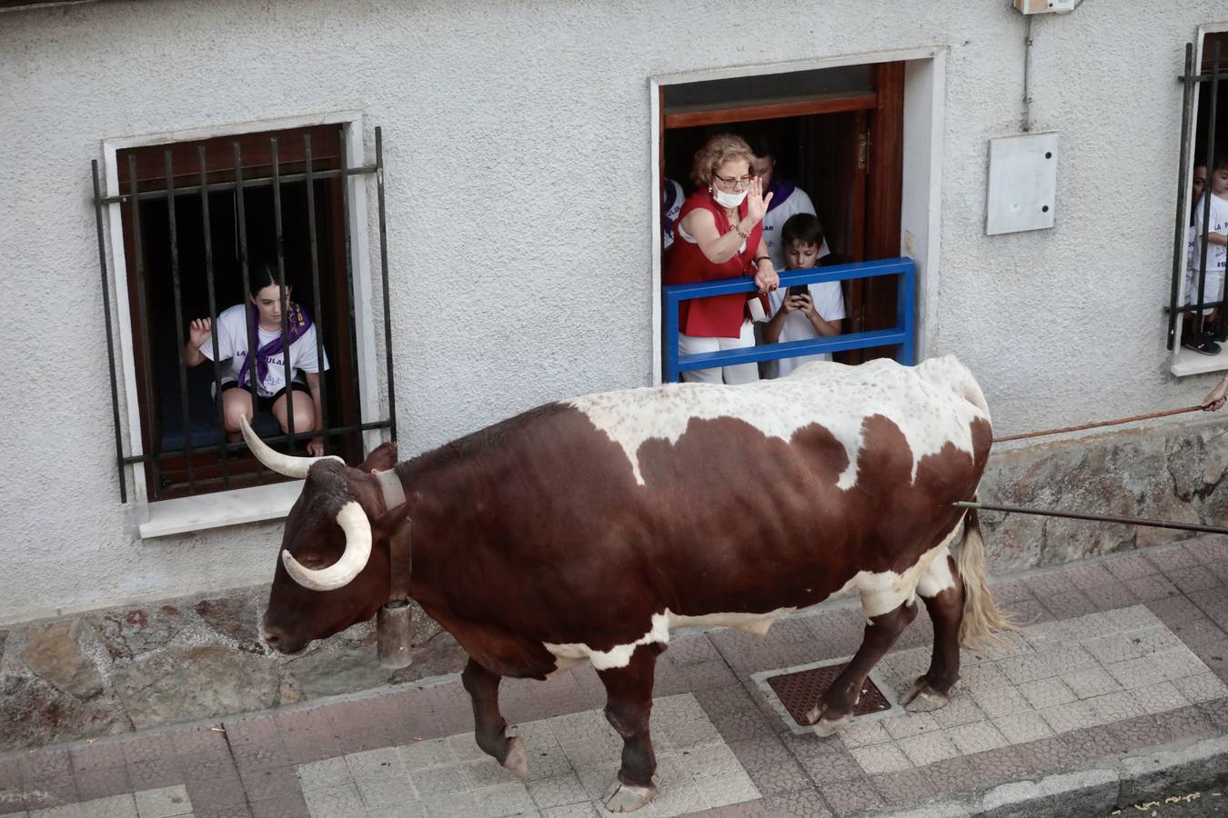 Fotos: Primer encierro de las fiestas de Íscar