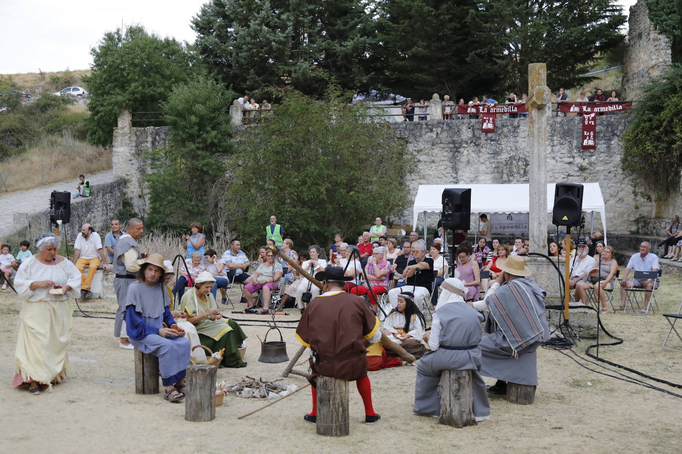 Recreación este domingo del origen del monasterio de la Armedilla.