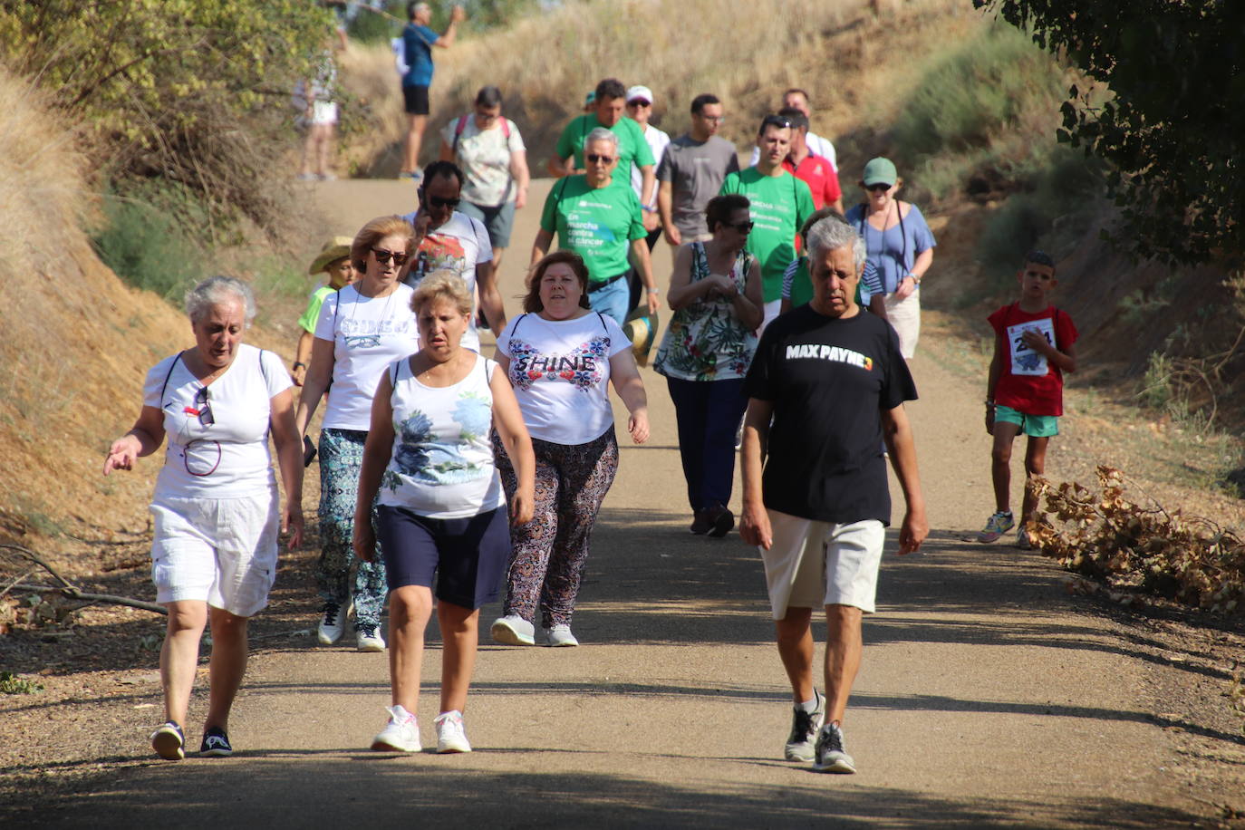 Marcha contra el cáncer celebrada este domingo en Tierra de Campos.