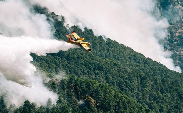 El incendio de Santa Cruz del Valle presenta una evolución «desfavorable»