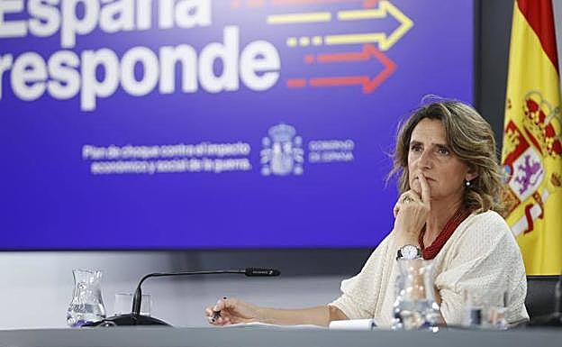 La vicepresidenta tercera, Teresa Ribera.
