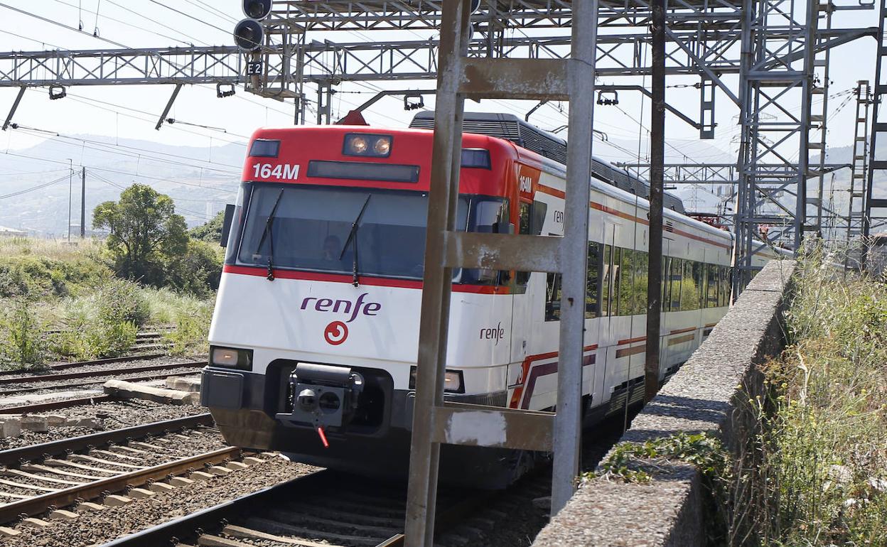 Un tren de Cercanías.