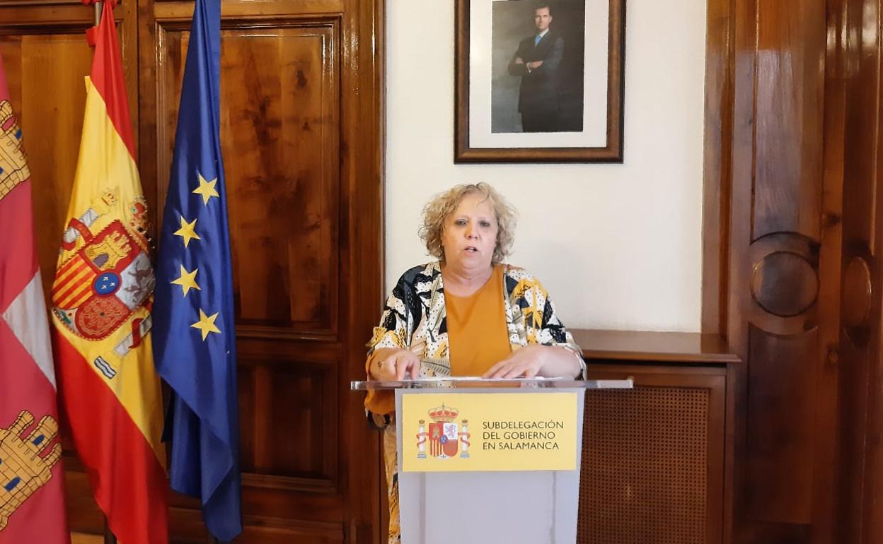 La subdelegada del Gobierno, Encarnación Pérez.