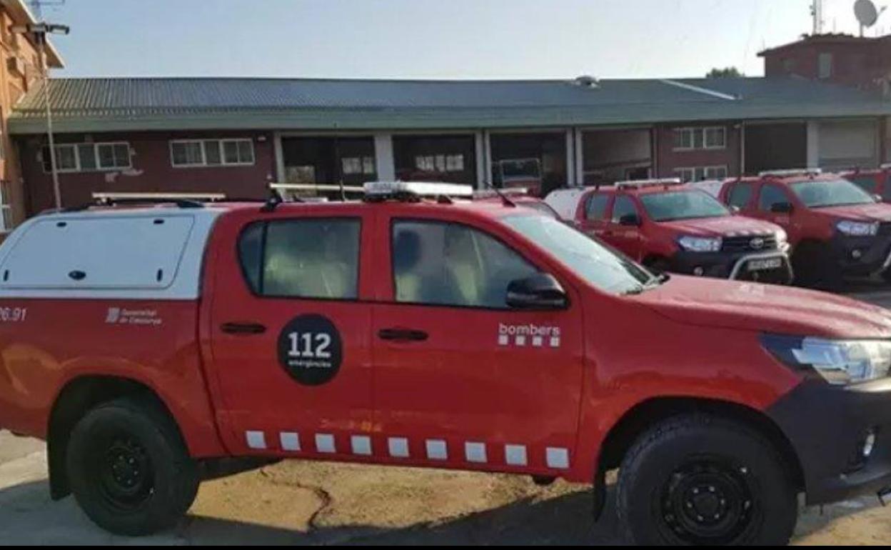 Todoterreno de los bomberos de Puigcerdá