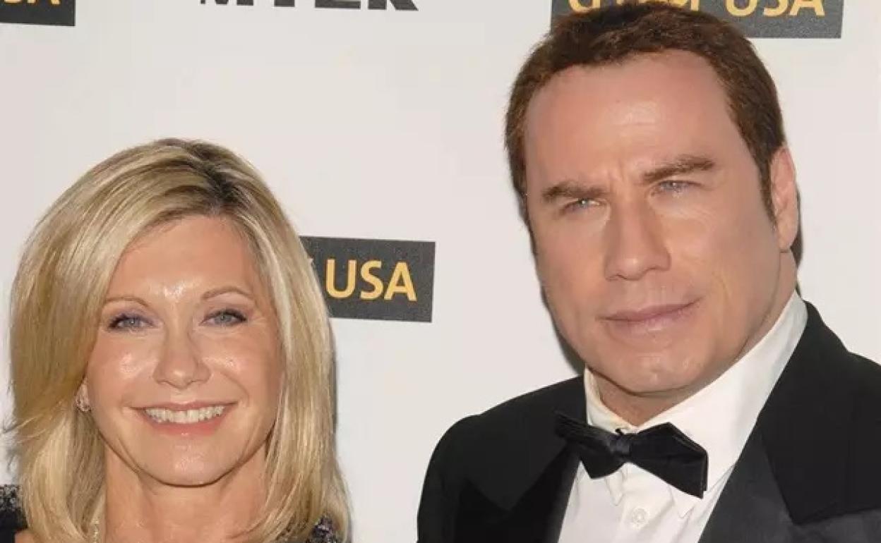 Olivia Newton John y John Travolta. 