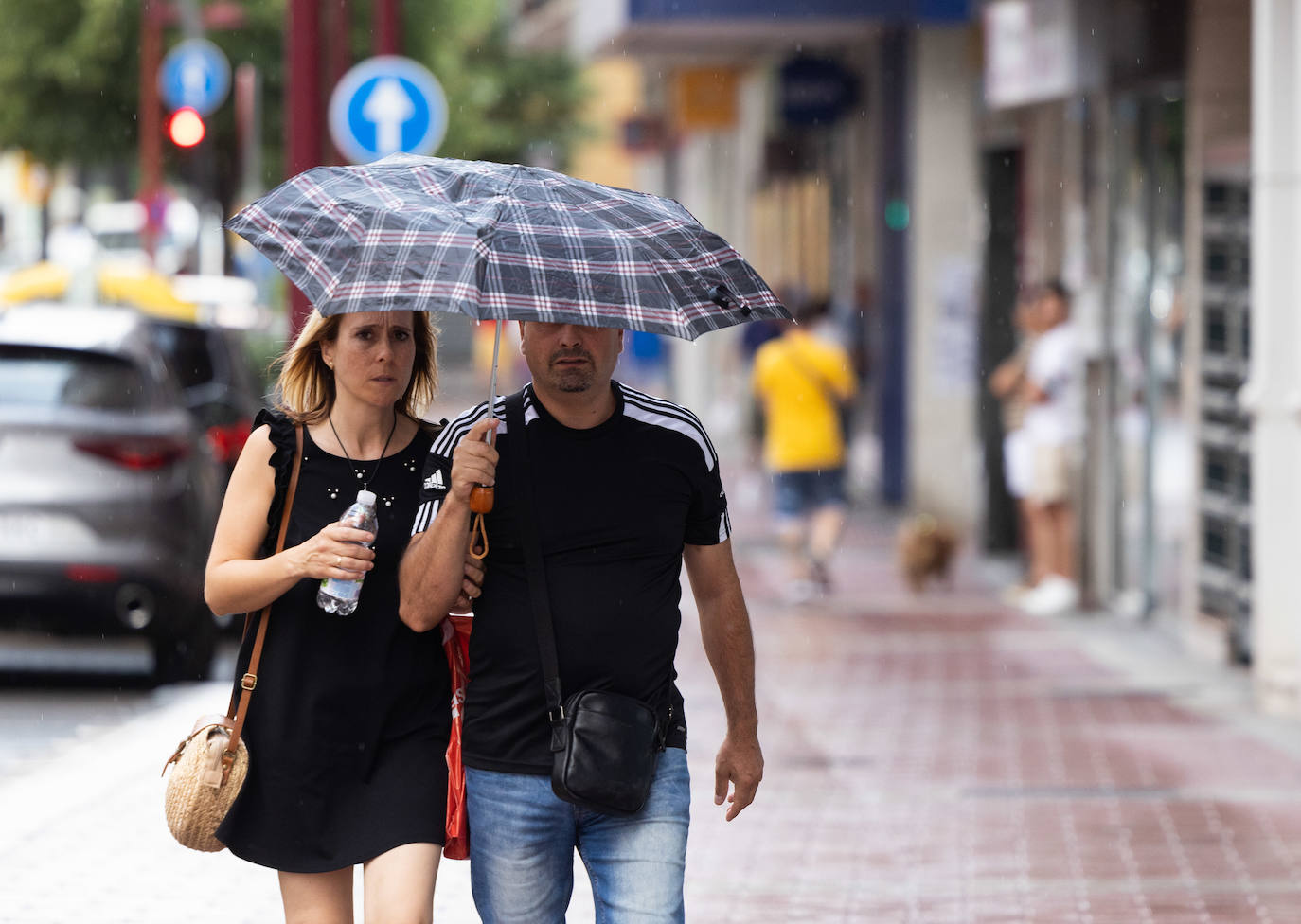 Fotos: La lluvia vuelve a aparecer en Valladolid en pleno récord de temperaturas máximas