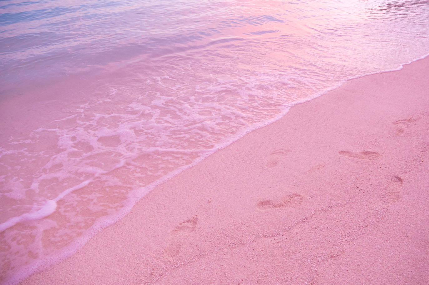 HARBOUR ISLAND (BAHAMAS) | Conocida por su hermosa playa de arena rosa, está ubicada a lo largo del lado este del océano Atlántico. Considerada una de las mejores playas de las islas de Las Bahamas. El color rosa pálido de la arena proviene de insectos coralinos microscópicos, conocidos como foraminíferos, que tienen una concha rosada o roja brillante llena de agujeros a través de los cuales se extienden pseudópodos, bases que utiliza para adherirse y alimentarse.