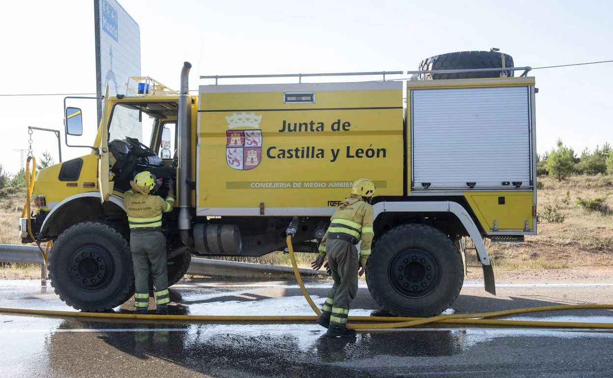 Medios contra la extinción de incendios. 