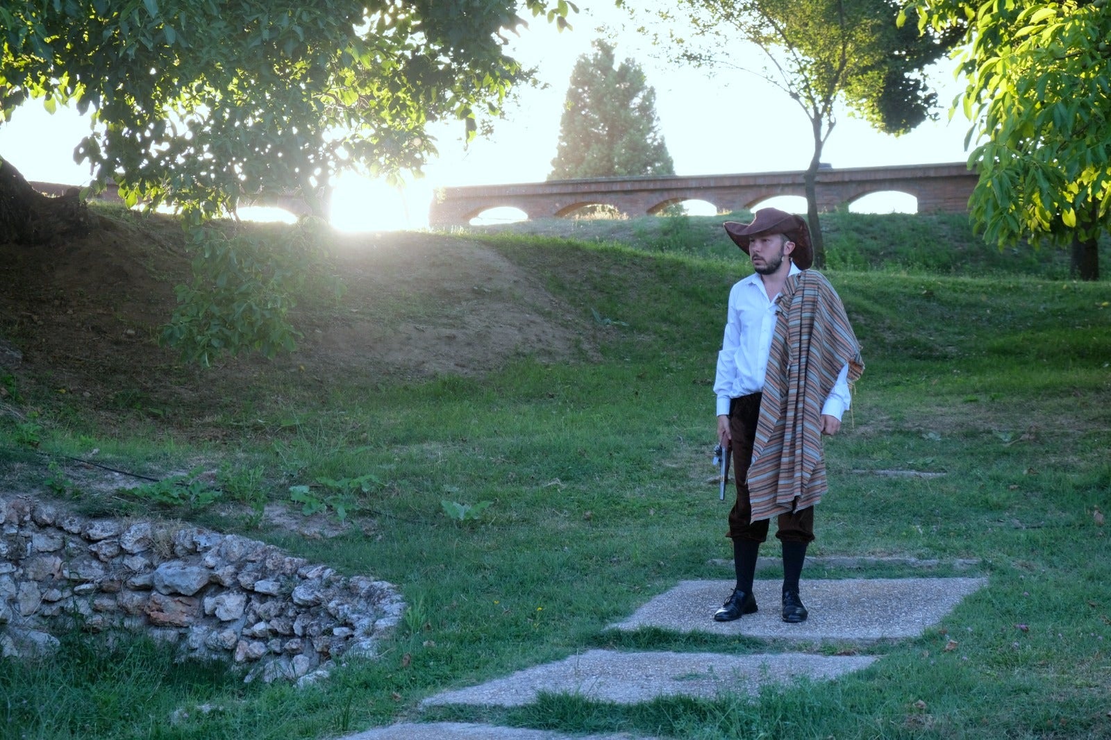 El Canal de Castilla fue el margo elegido para la ruta teatralizada en Villamuriel de Cerrato