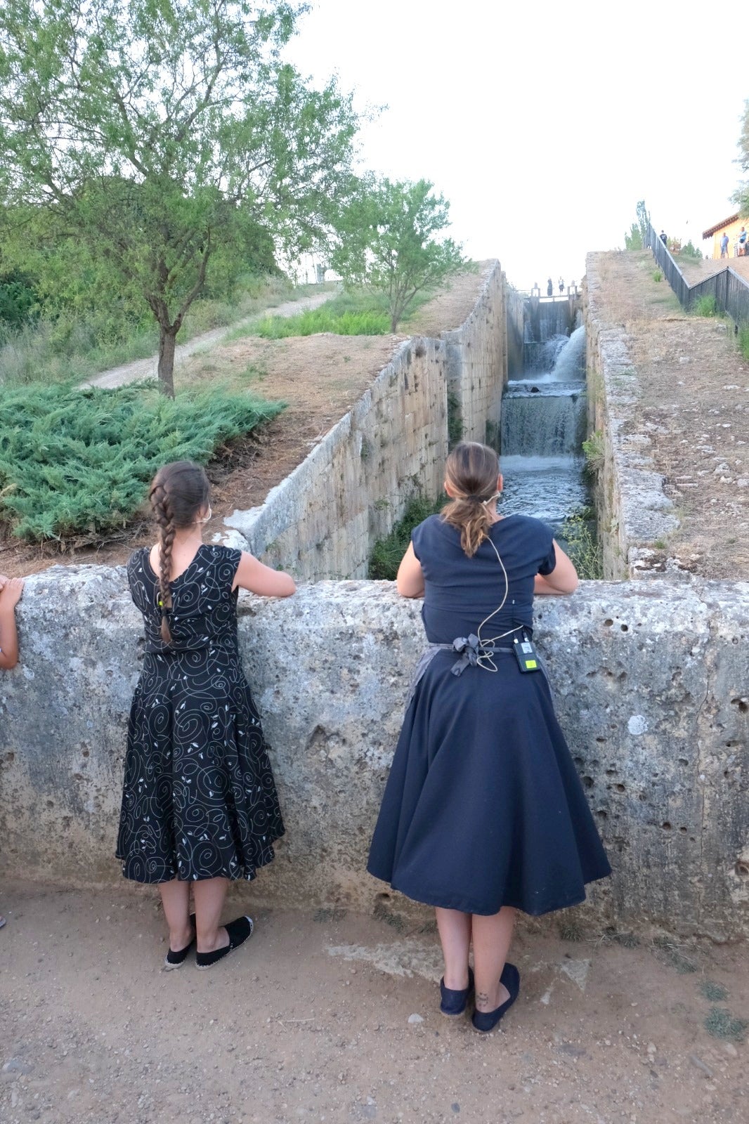 El Canal de Castilla fue el margo elegido para la ruta teatralizada en Villamuriel de Cerrato