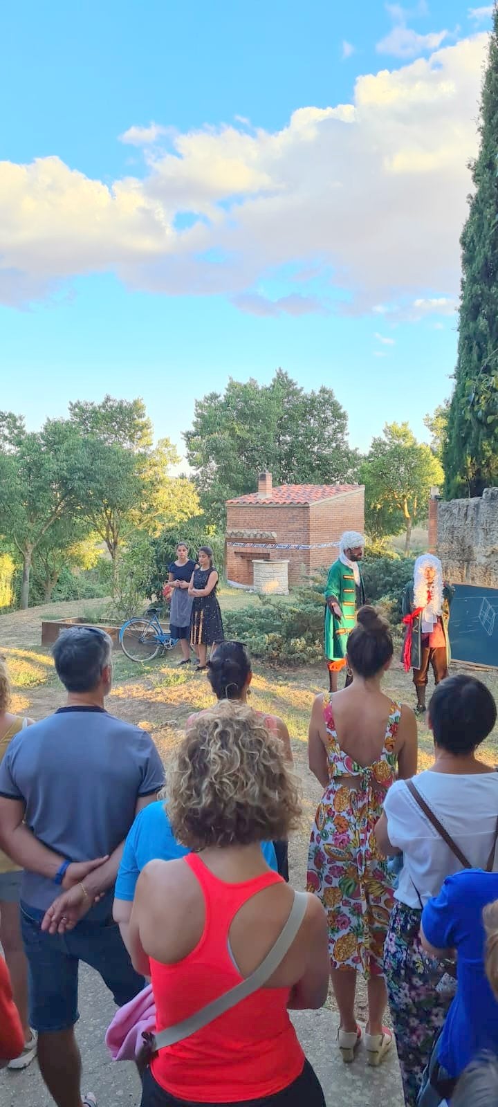 El Canal de Castilla fue el margo elegido para la ruta teatralizada en Villamuriel de Cerrato