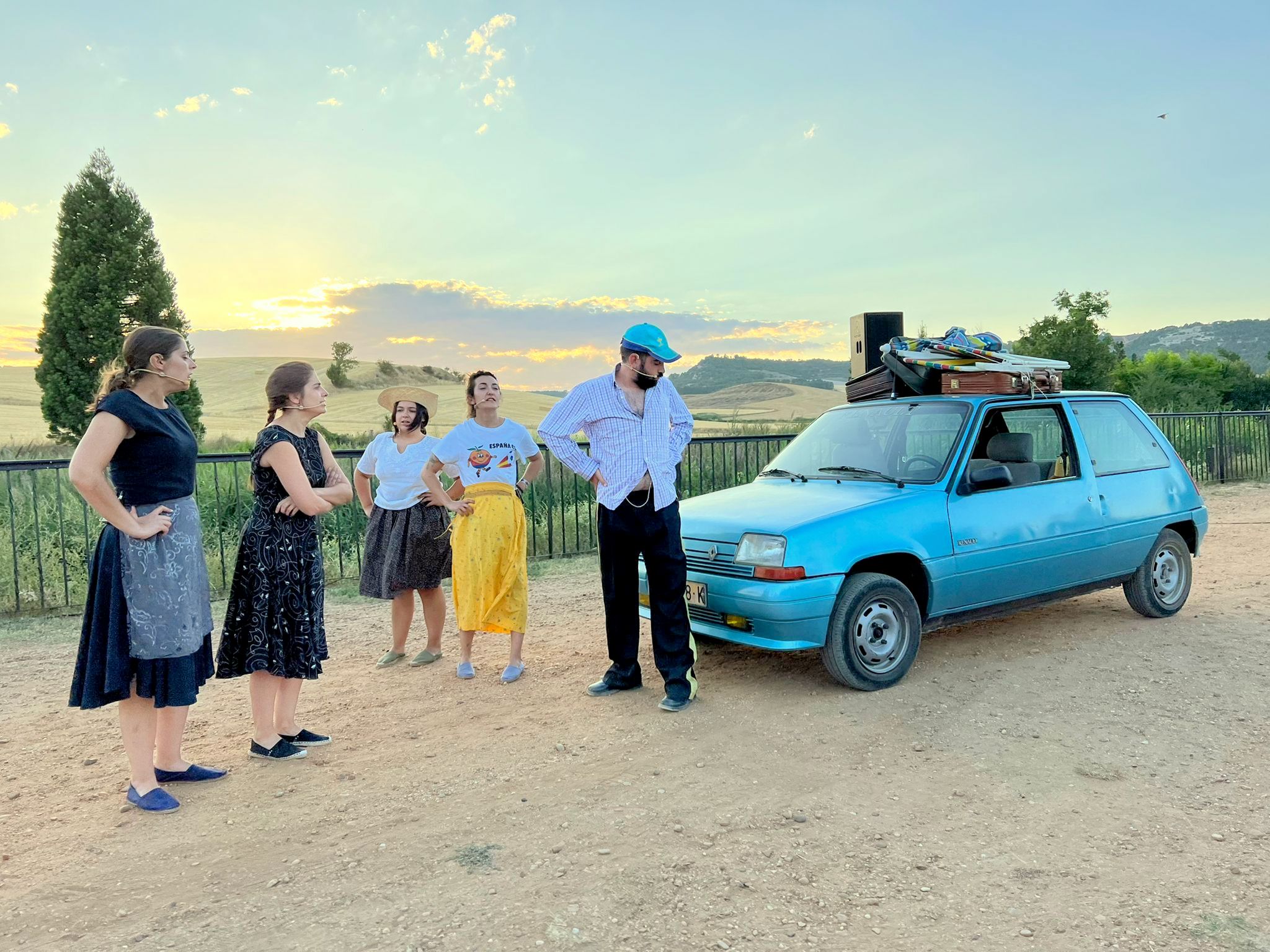 El Canal de Castilla fue el margo elegido para la ruta teatralizada en Villamuriel de Cerrato