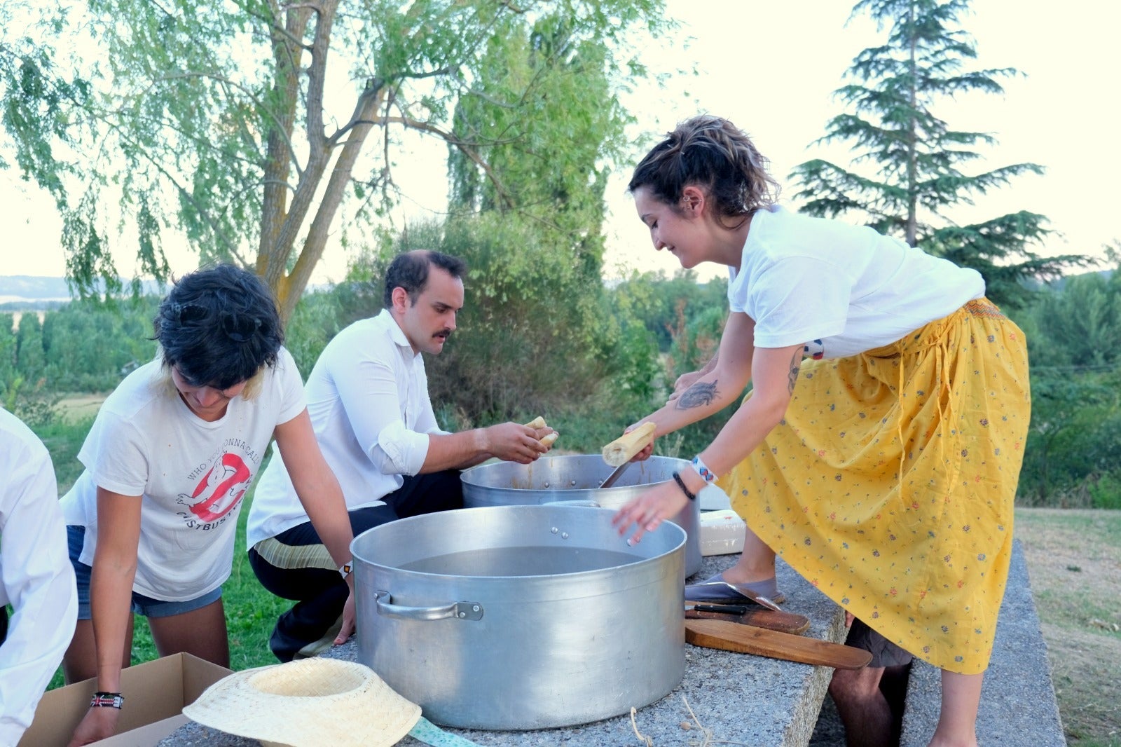 El Canal de Castilla fue el margo elegido para la ruta teatralizada en Villamuriel de Cerrato