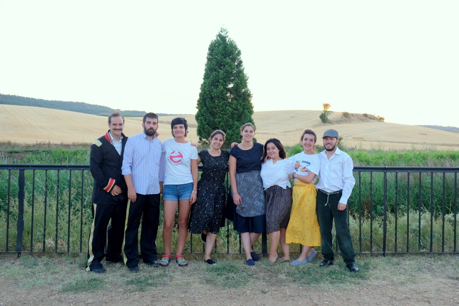 El Canal de Castilla fue el margo elegido para la ruta teatralizada en Villamuriel de Cerrato