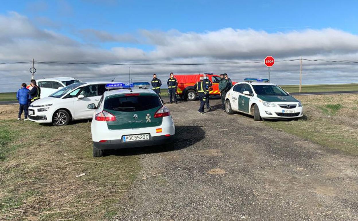 Operartivo de la búsqueda del joven de Paradinas de San Juan desaparecido tras sufrir un accidente. 