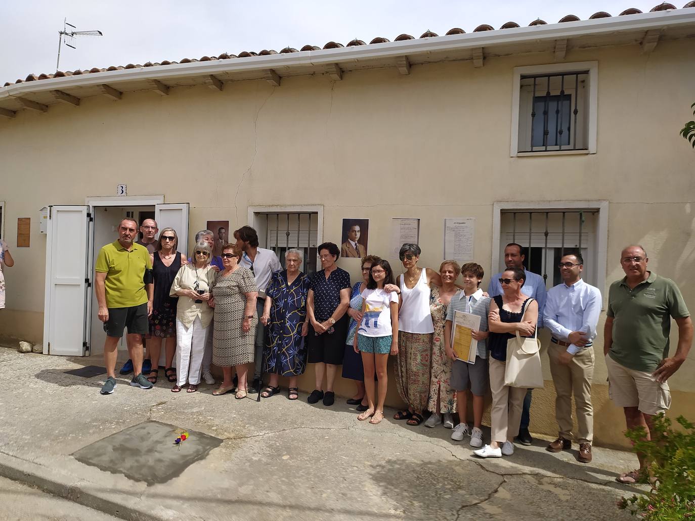 Fotos: El homenaje de Palazuelo de Vedija al vecino que murió en un campo de concentración nazi