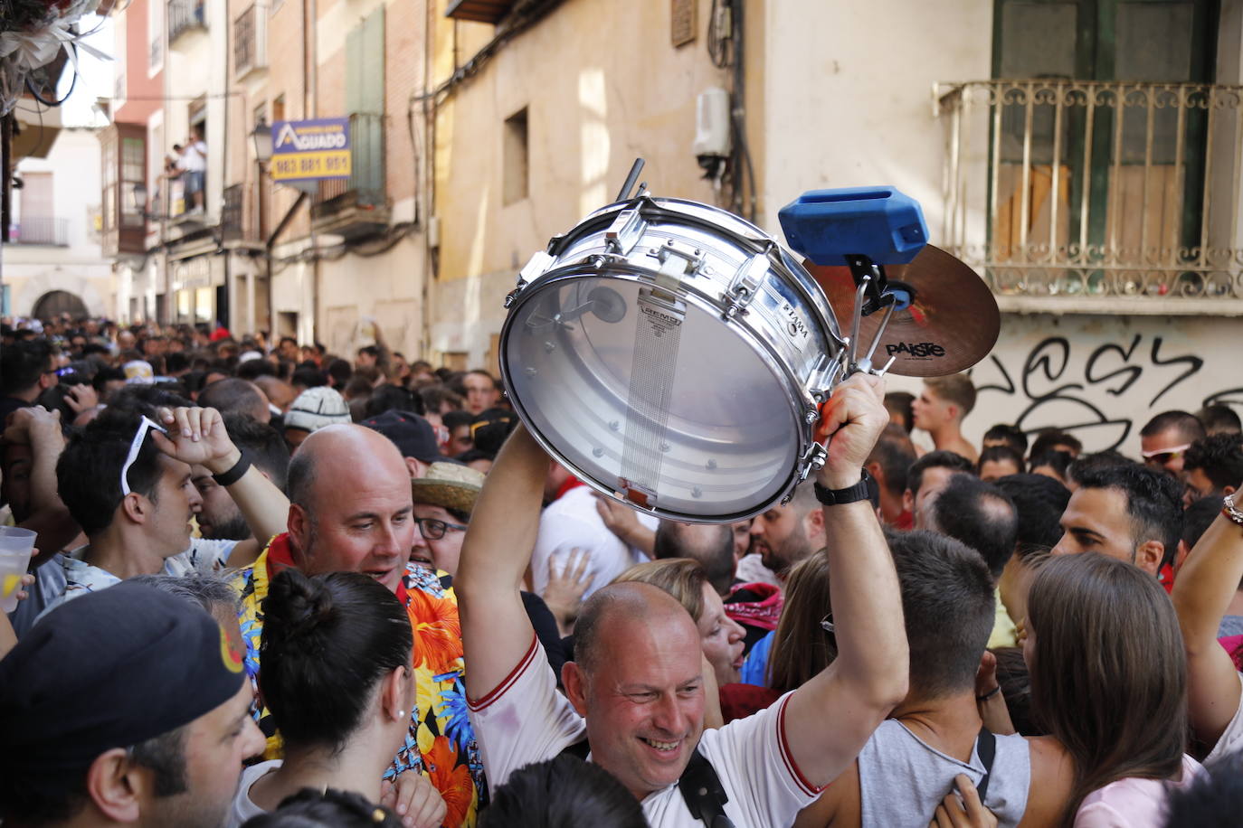 Fotos: Primer chúndara de las fiestas de Peñafiel después de dos años