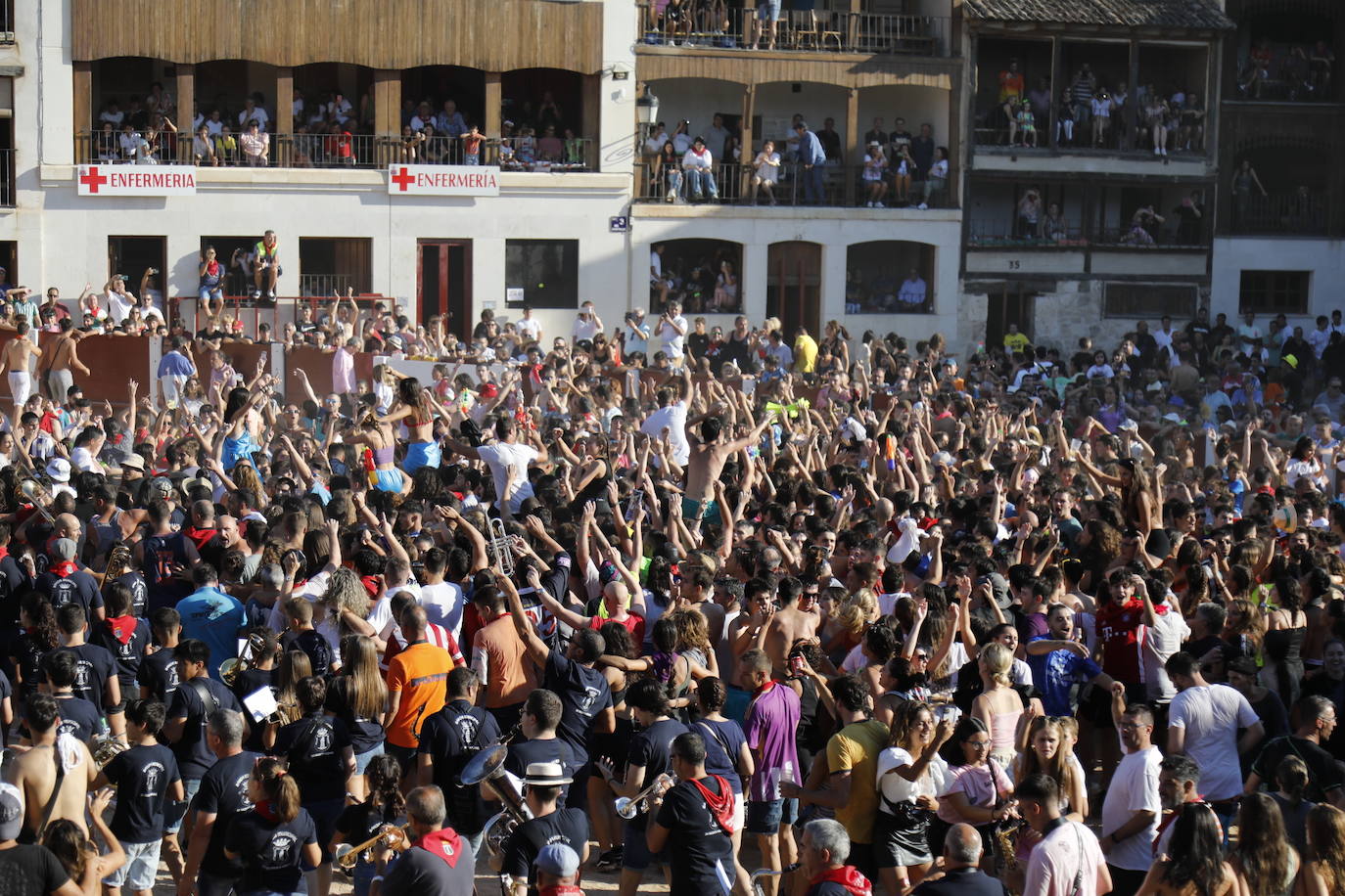 Fotos: Primer chúndara de las fiestas de Peñafiel después de dos años