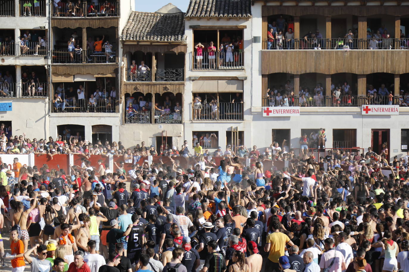 Fotos: Primer chúndara de las fiestas de Peñafiel después de dos años