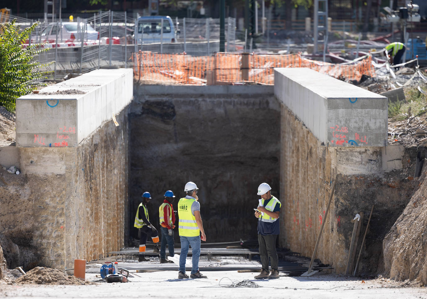 Fotos: Cinco meses para finalizar las obras en el túnel de Panaderos, Valladolid