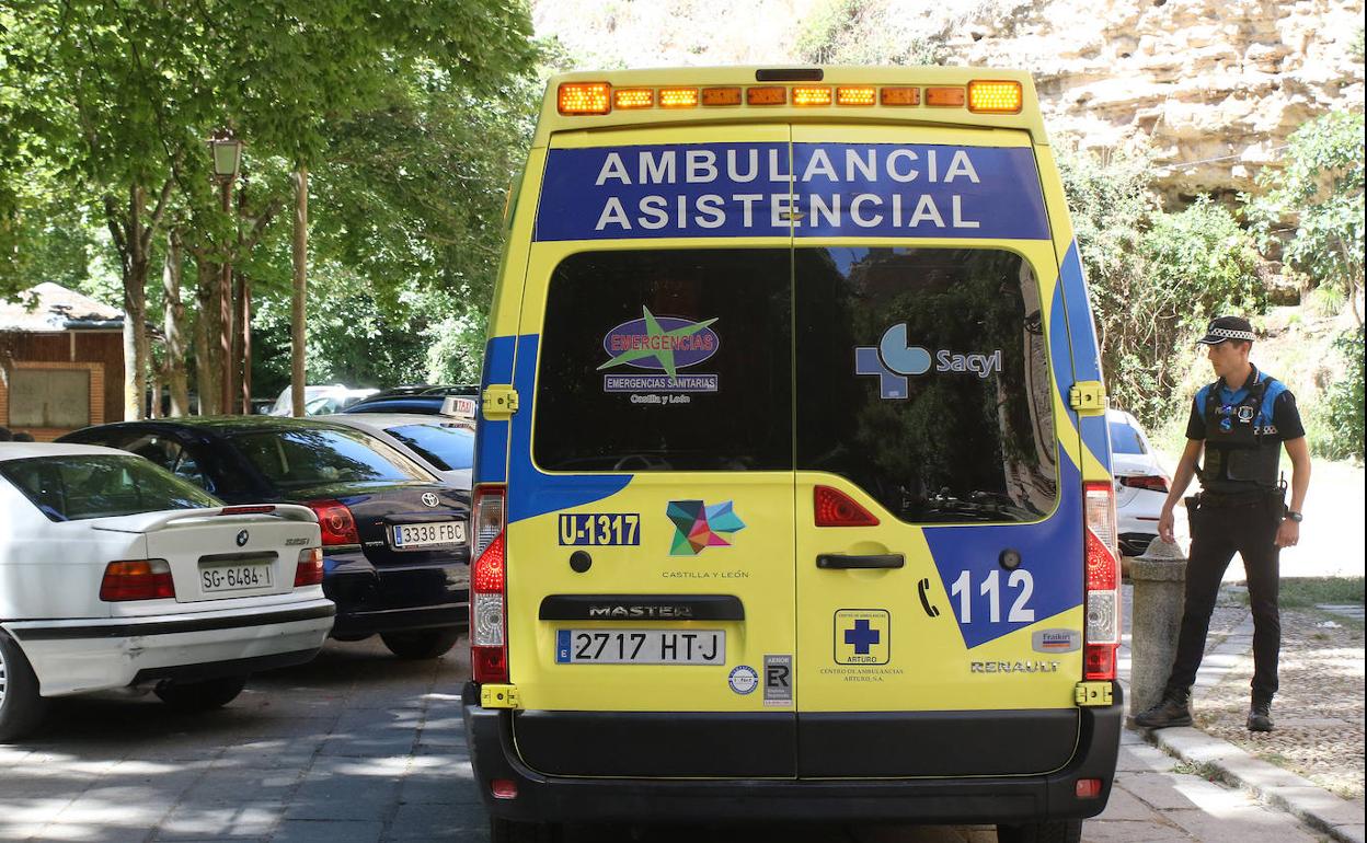 Una ambulancia, en una imagen de archivo 