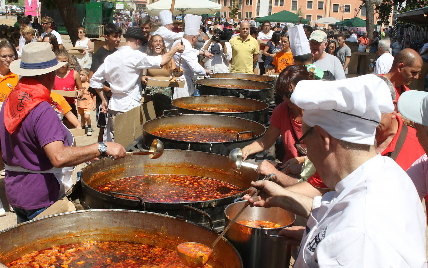 Tradicional judiada en las fiestas de La Granja de San Ildefonso. 