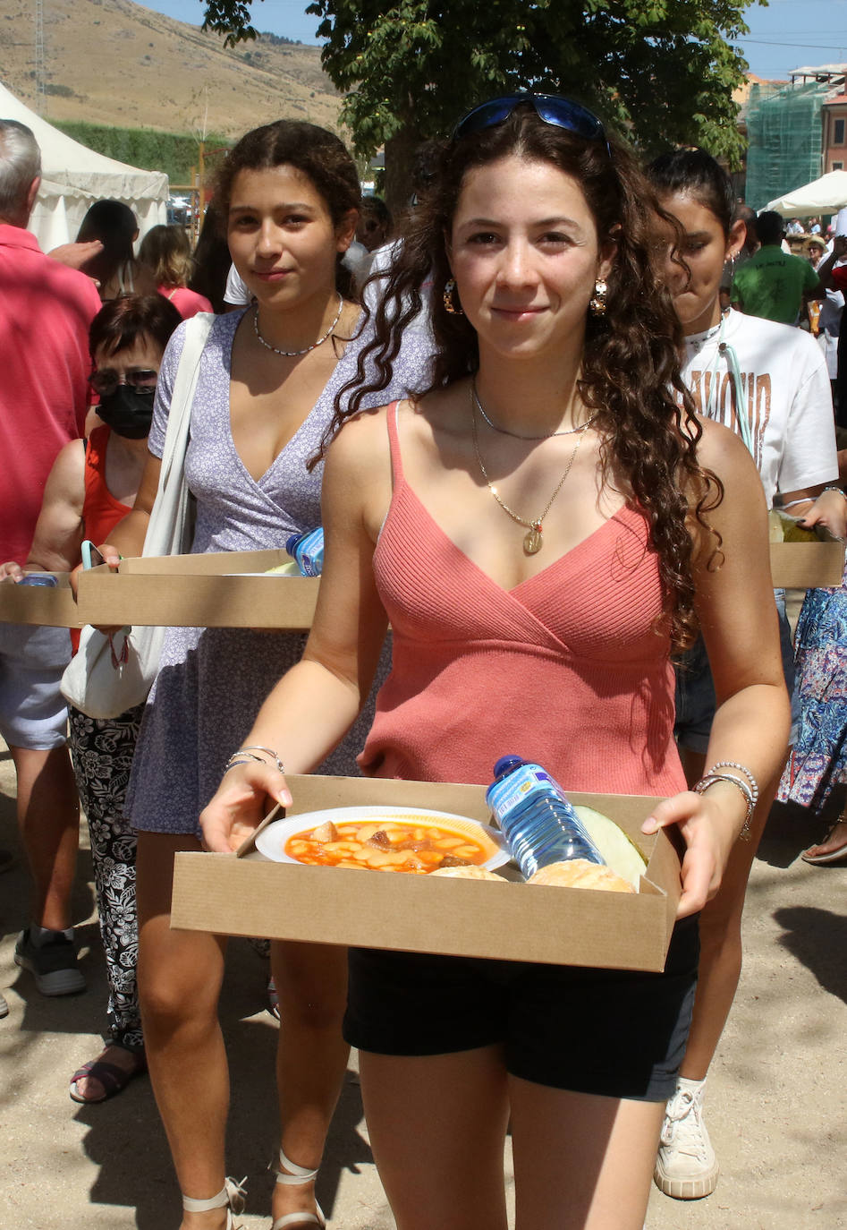 Tradicional judiada en las fiestas de La Granja de San Ildefonso. 