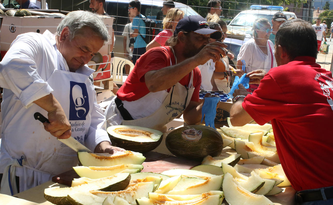 Tradicional judiada en las fiestas de La Granja de San Ildefonso. 