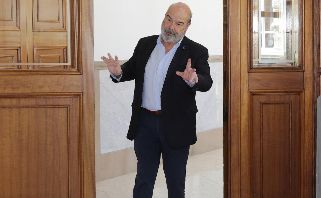 El actor Antonio Resines, en el Palacio Provincial.