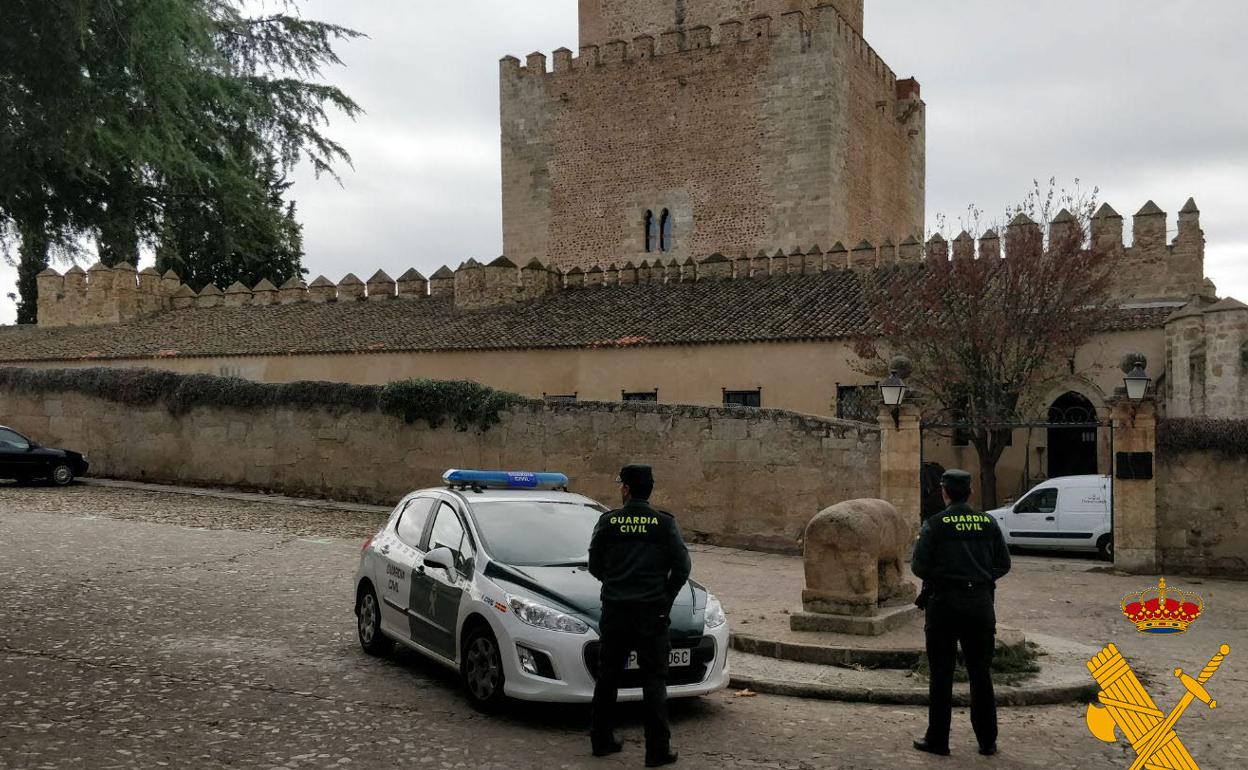 Agentes de la Guardia Civil en Ciudad Rodrigo.