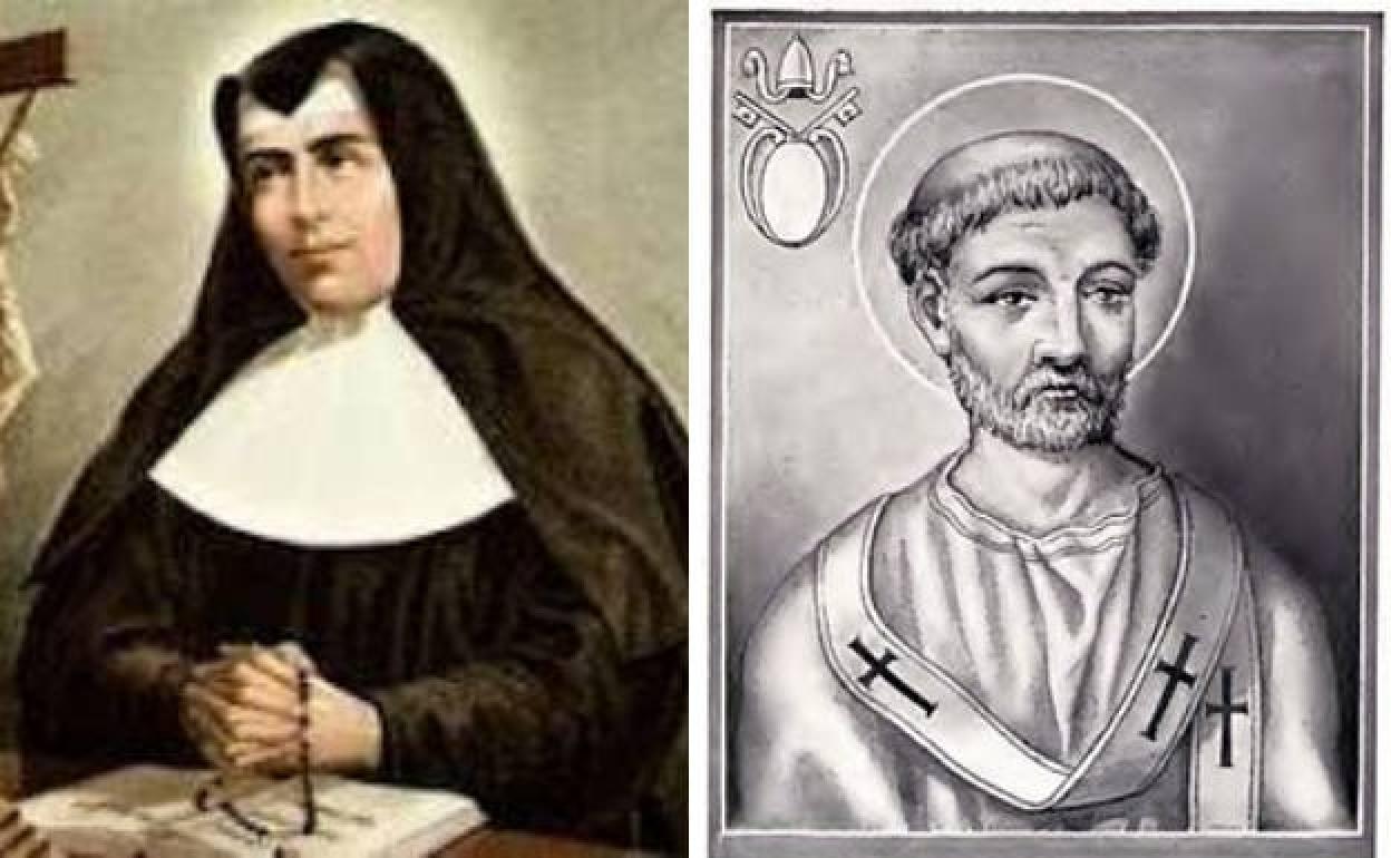 Santa Teresa de Jesús Jornet Ibars y San Eleuterio de Auxerre.