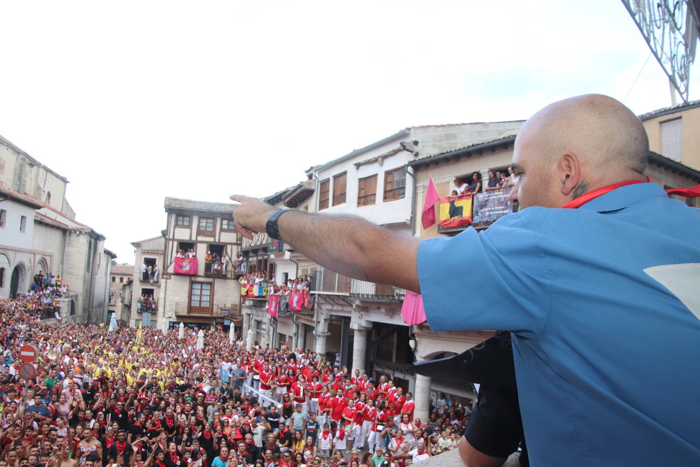 Comienzo de las fiestas de Cuéllar.