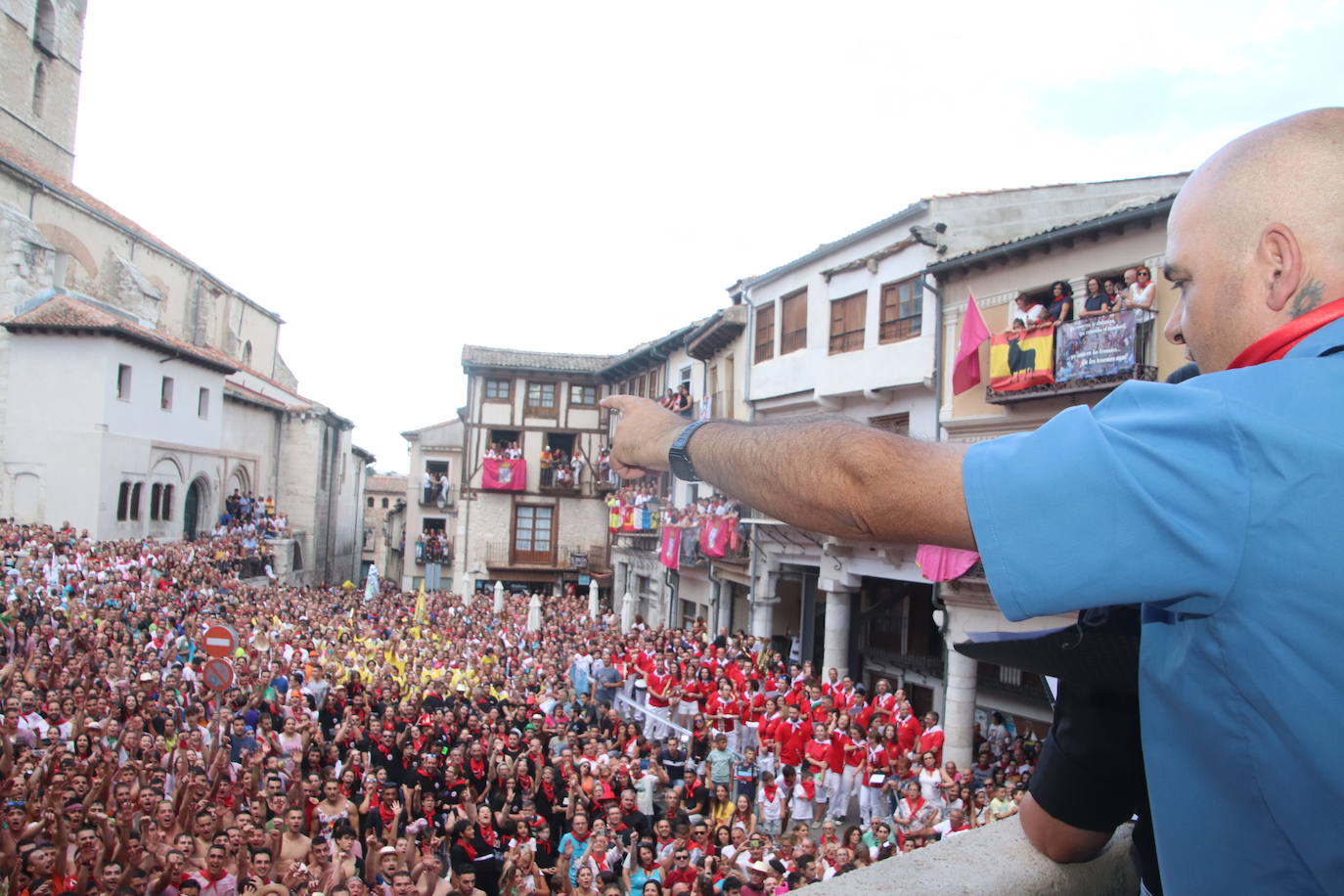 Comienzo de las fiestas de Cuéllar.