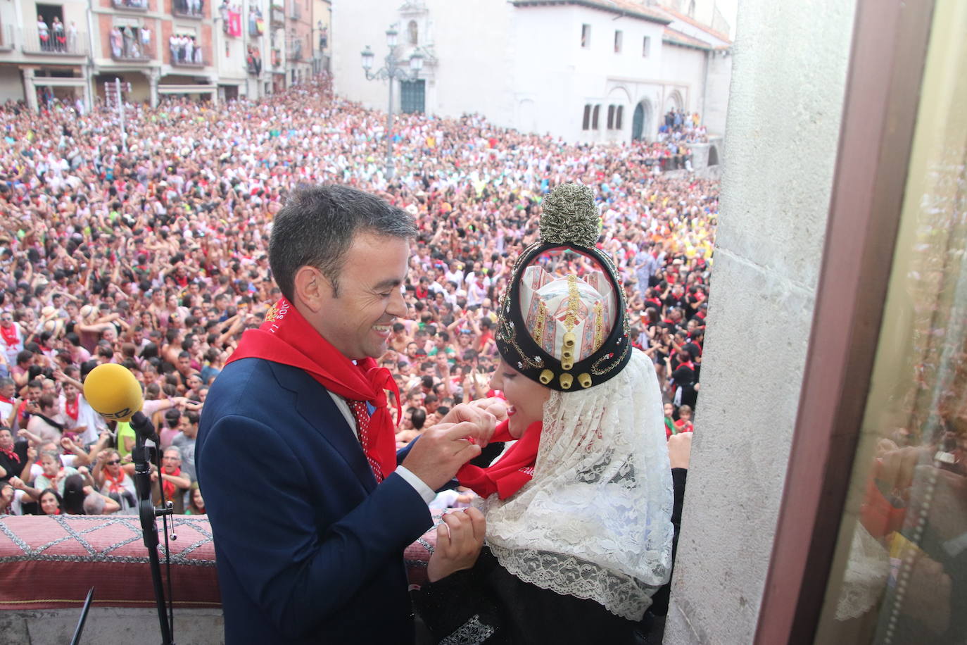 Comienzo de las fiestas de Cuéllar.