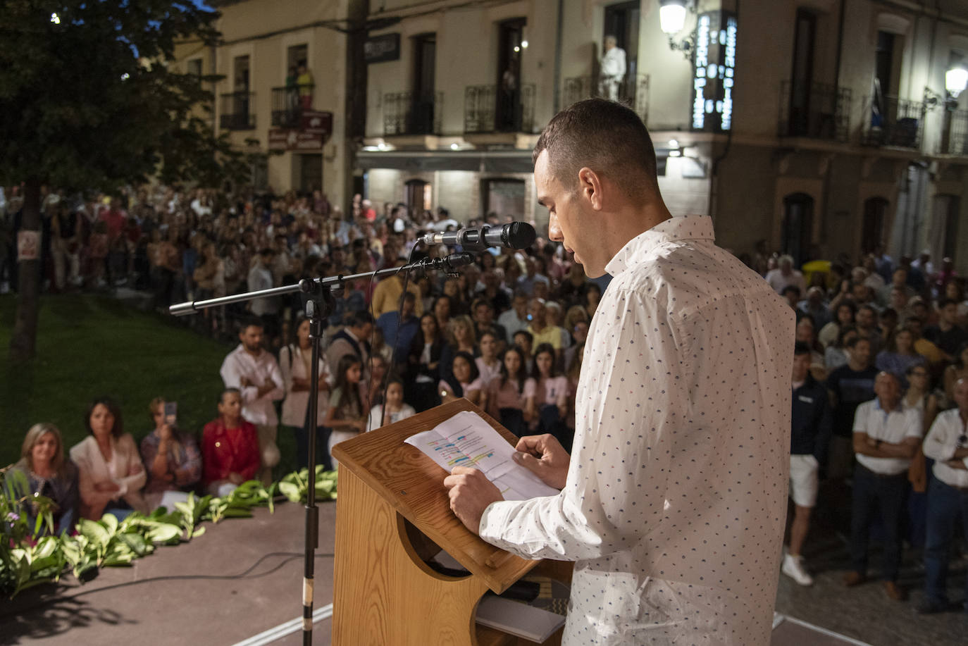 Actos con motivo del pregón en Carbonero el Mayor.