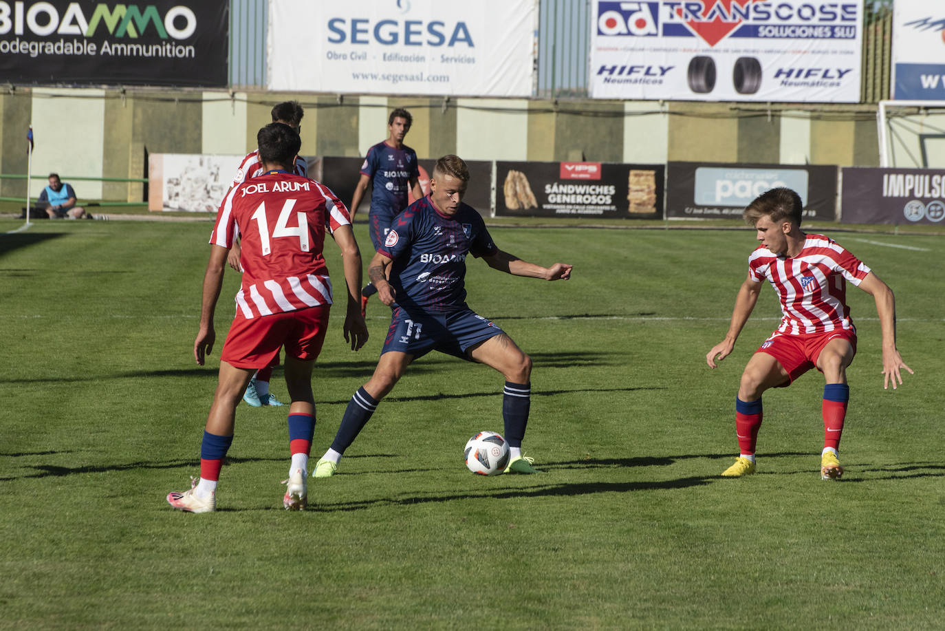 Partido entre la Segoviana y el Atlético de Madrid B.