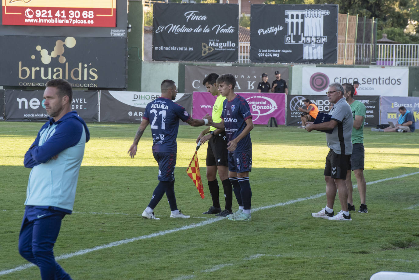 Partido entre la Segoviana y el Atlético de Madrid B.