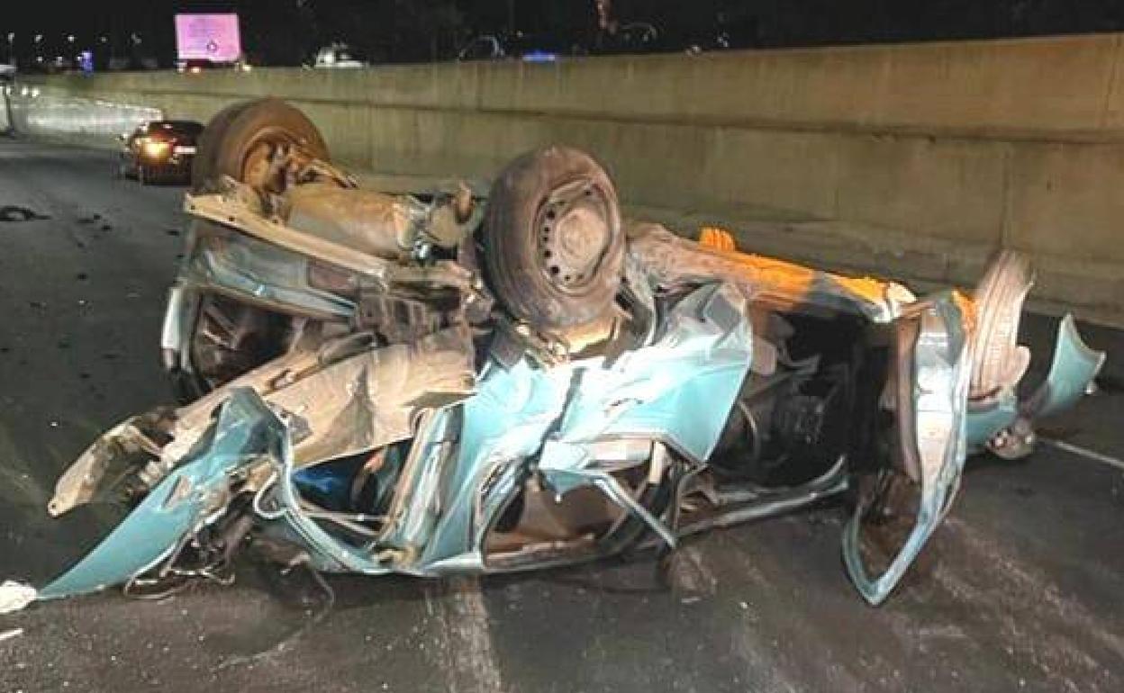 Estado en el que ha quedado en vehículo siniestrado.